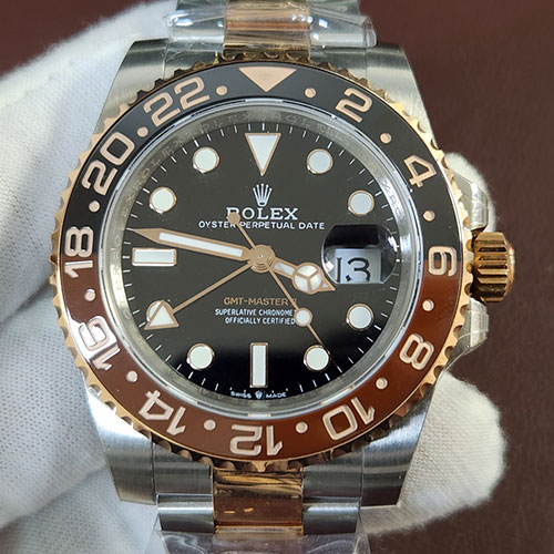 ロレックスコピー126711CHNR GMTマスター II, 40mm 3285ムーブメント！佐川急便